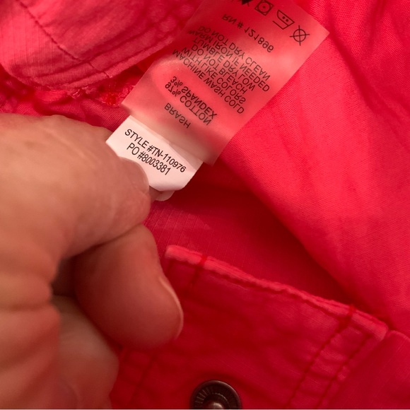 Title Nine Size 10 Coral Stretch Brash Ripstop Hiking Camping Bermuda Shorts - Picture 10 of 16